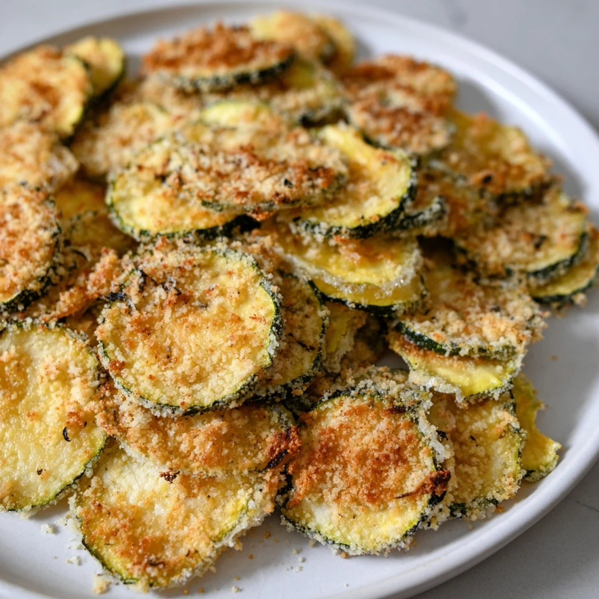 Baked Parmesan Zucchini Chips