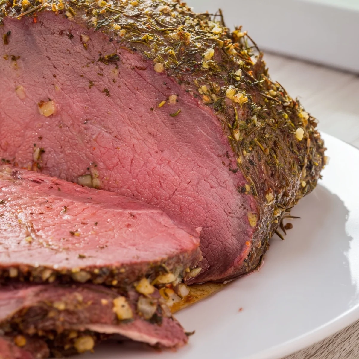 Sizzling Garlic Roast with crisp edges and rosemary; imagine the aroma filling your kitchen.