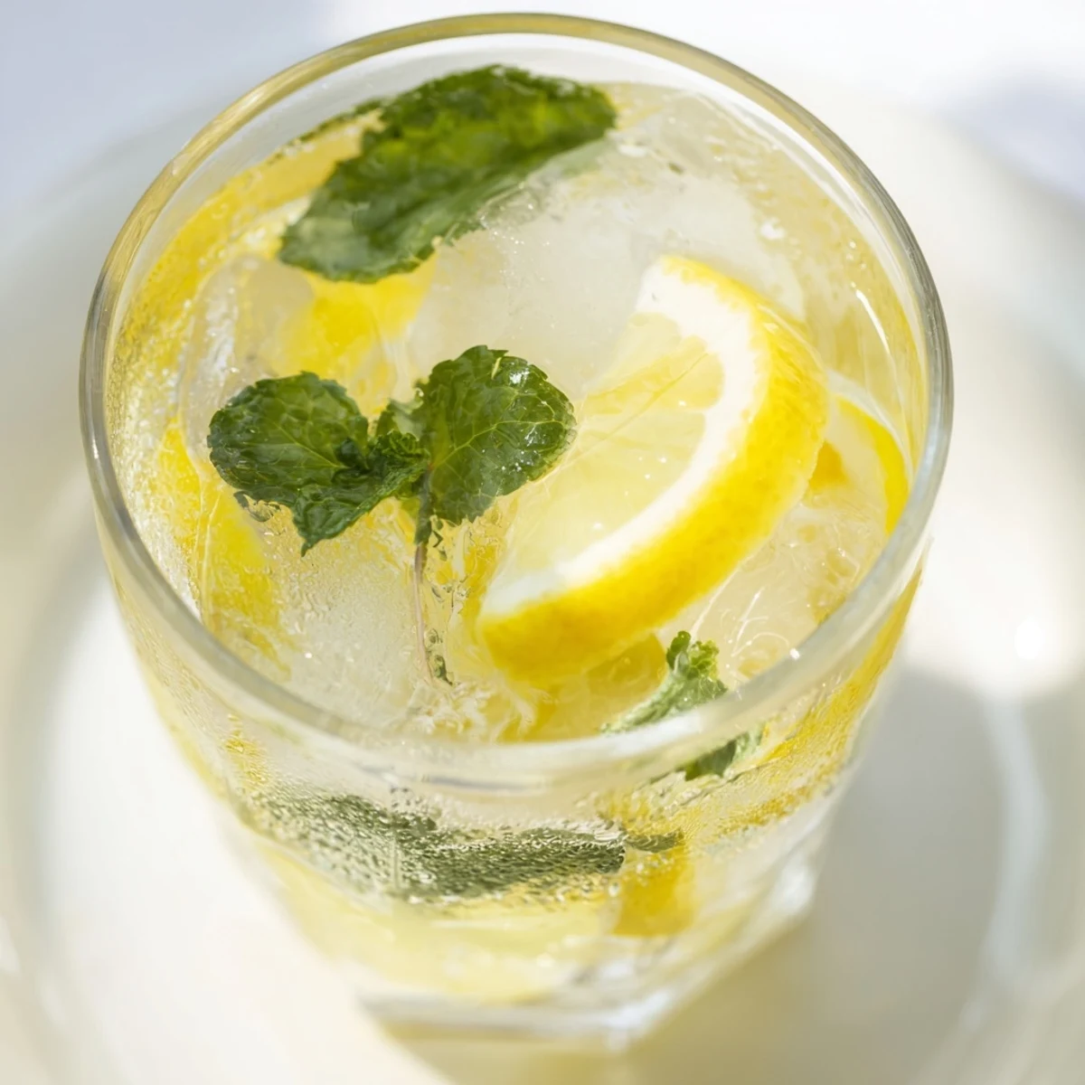 Close-up photo of refreshing Homemade Lemonade, ideal for picnics on a sunny afternoon.