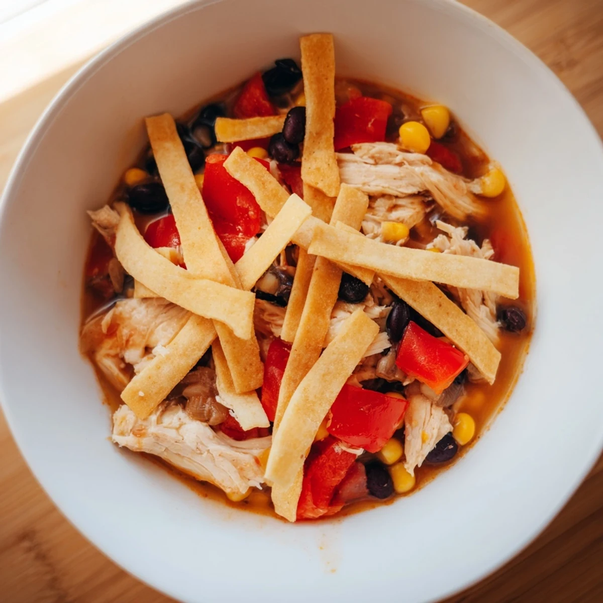 Spicy Chicken Tortilla Soup