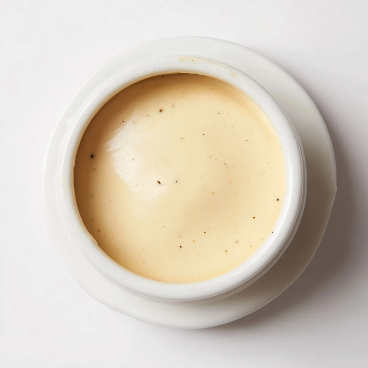Silky-smooth, golden-hued creamy custard in ramekins, a classic French dessert to devour.