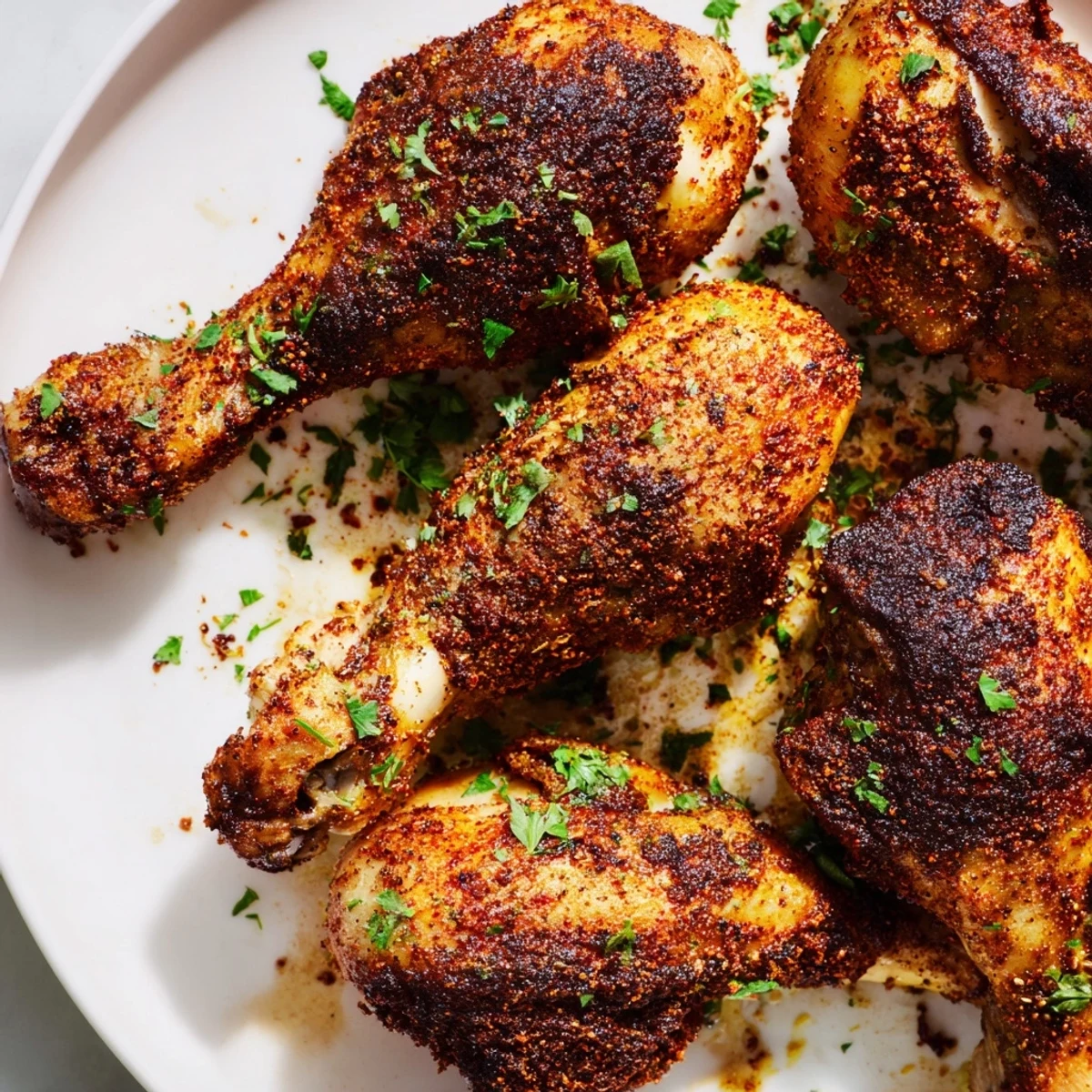 Perfectly cooked, crispy Baked Chicken Drumsticks with paprika showcase a flavorful, easy weeknight meal, ready to serve.