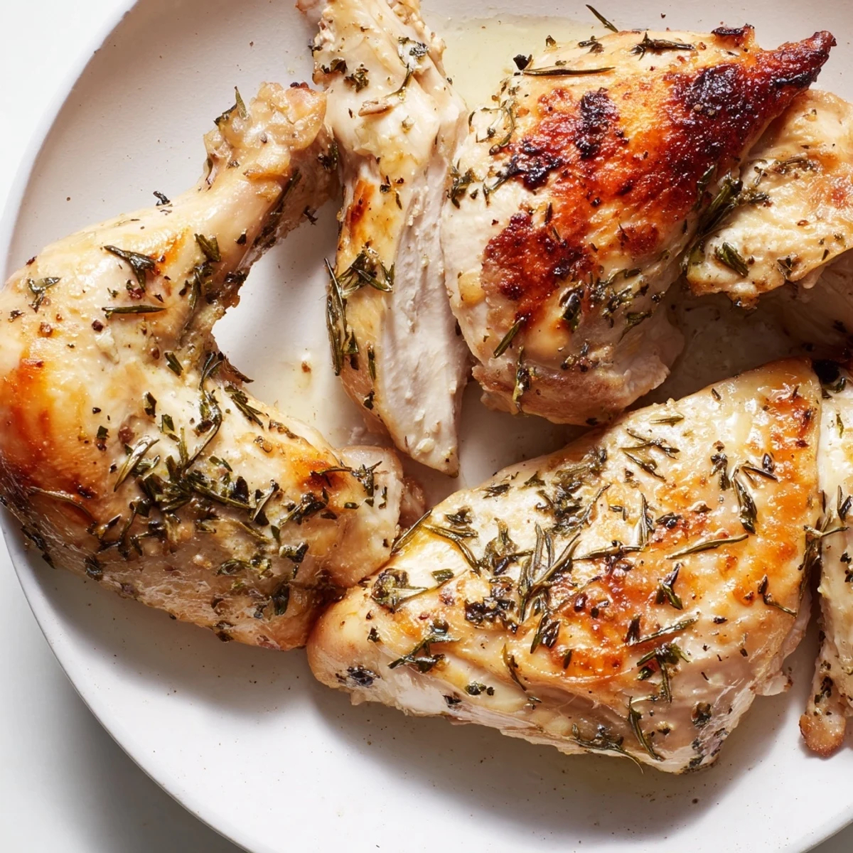 Juicy Tender Roasted Chicken