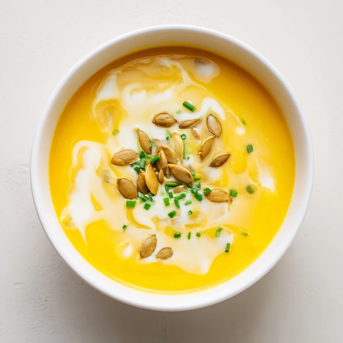 Smooth and vibrant, this homemade Creamy Pumpkin Soup offers a comforting, warm autumn meal.