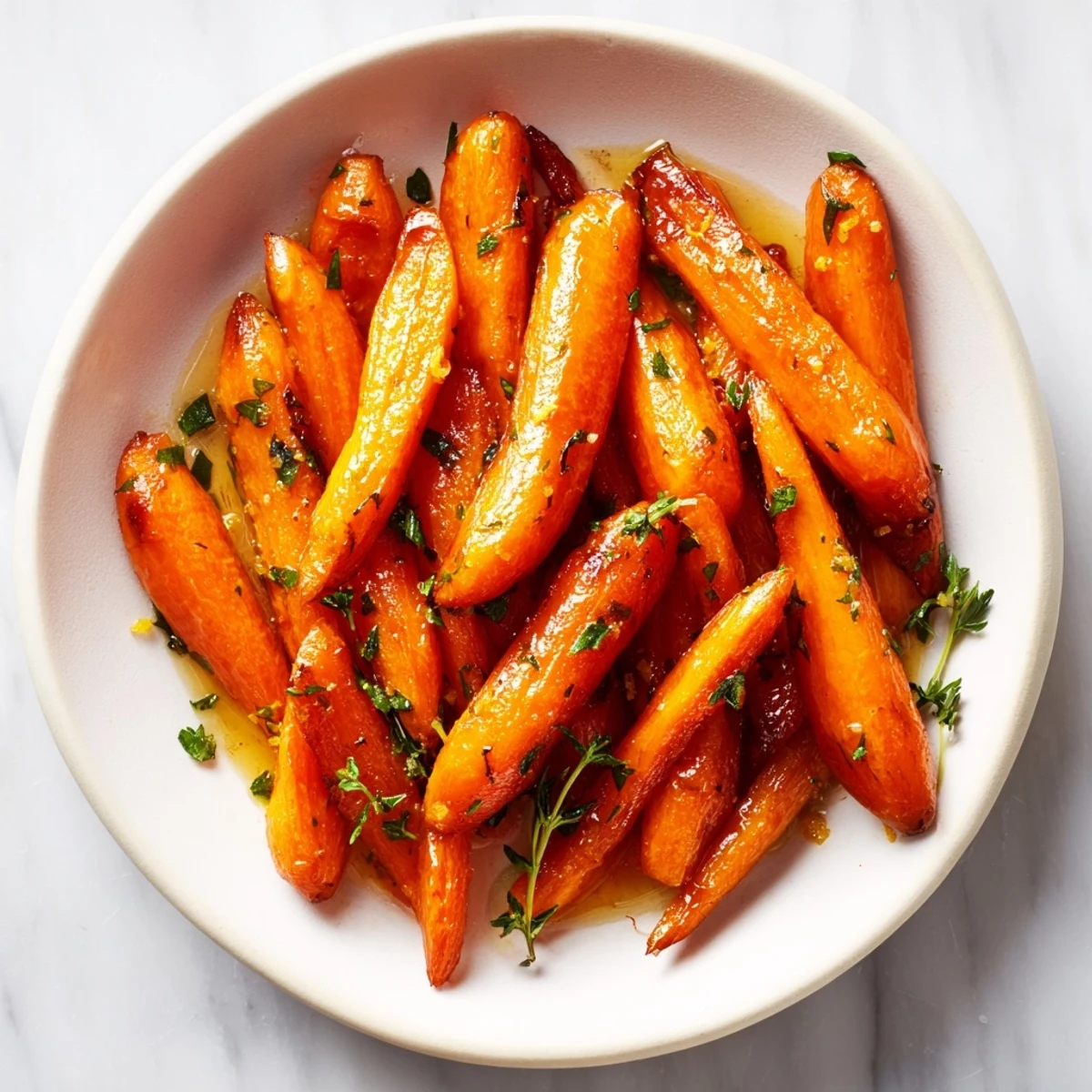 Vibrant citrus roasted carrots glazed with honey, a flavorful and easy side dish.
