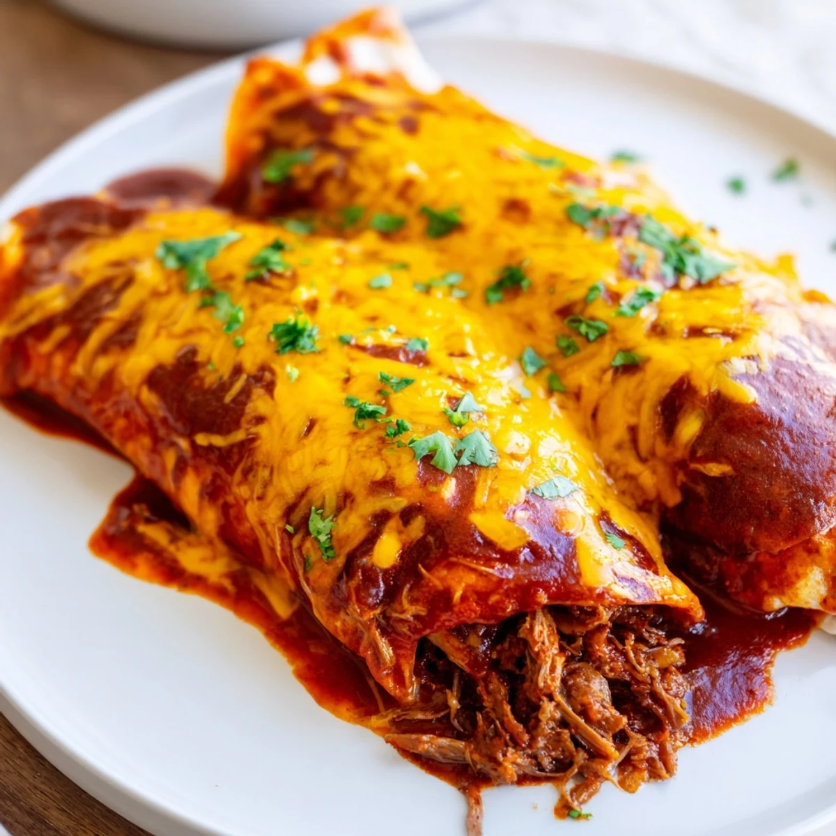 Beef Enchiladas with Cheese