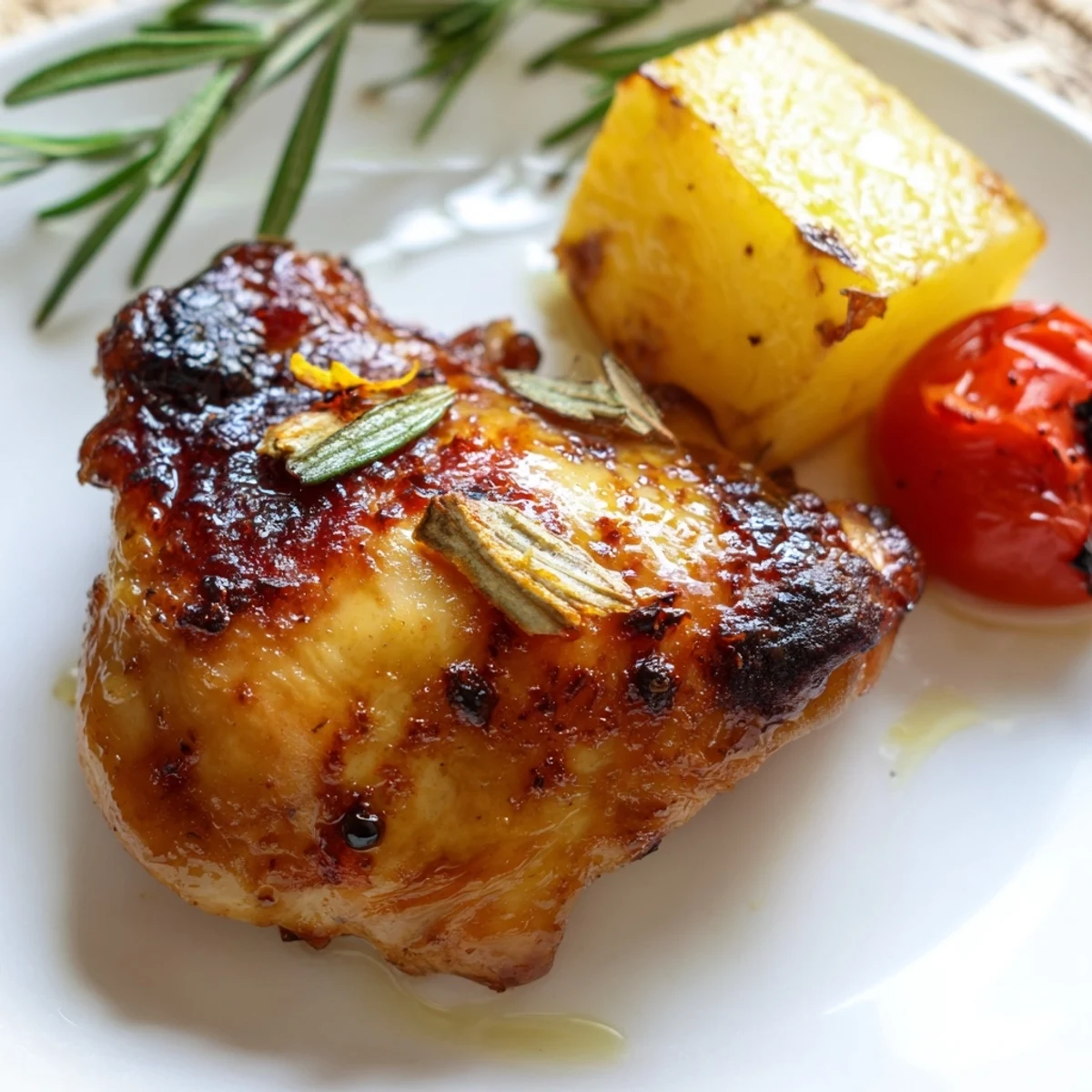 Bright red bell peppers and juicy blistered cherry tomatoes add vibrant color to this one-pan Roasted Dinner Pan meal.