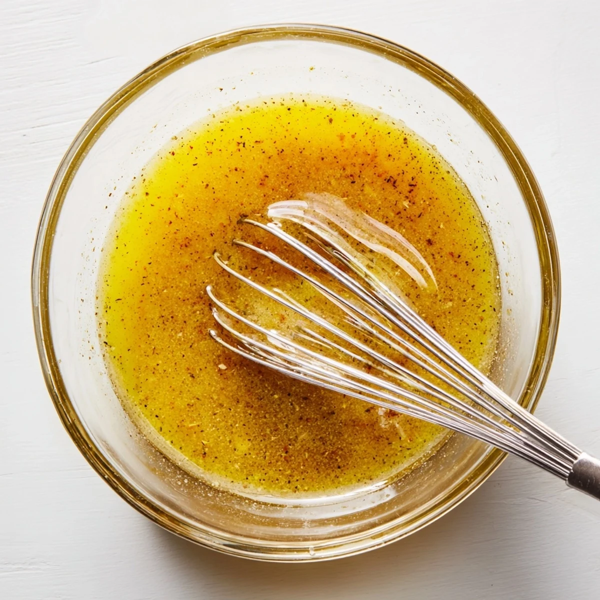 Golden honey lemon vinaigrette drizzled over fresh mixed greens and cherry tomatoes