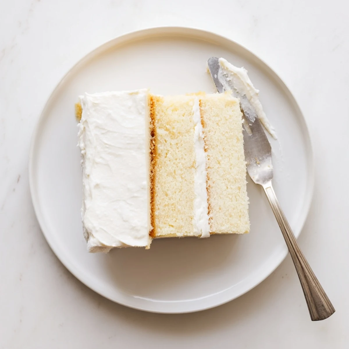 Soft moist Church Cake with sweet vanilla flavor, baked in a 9x13 inch pan for celebrations