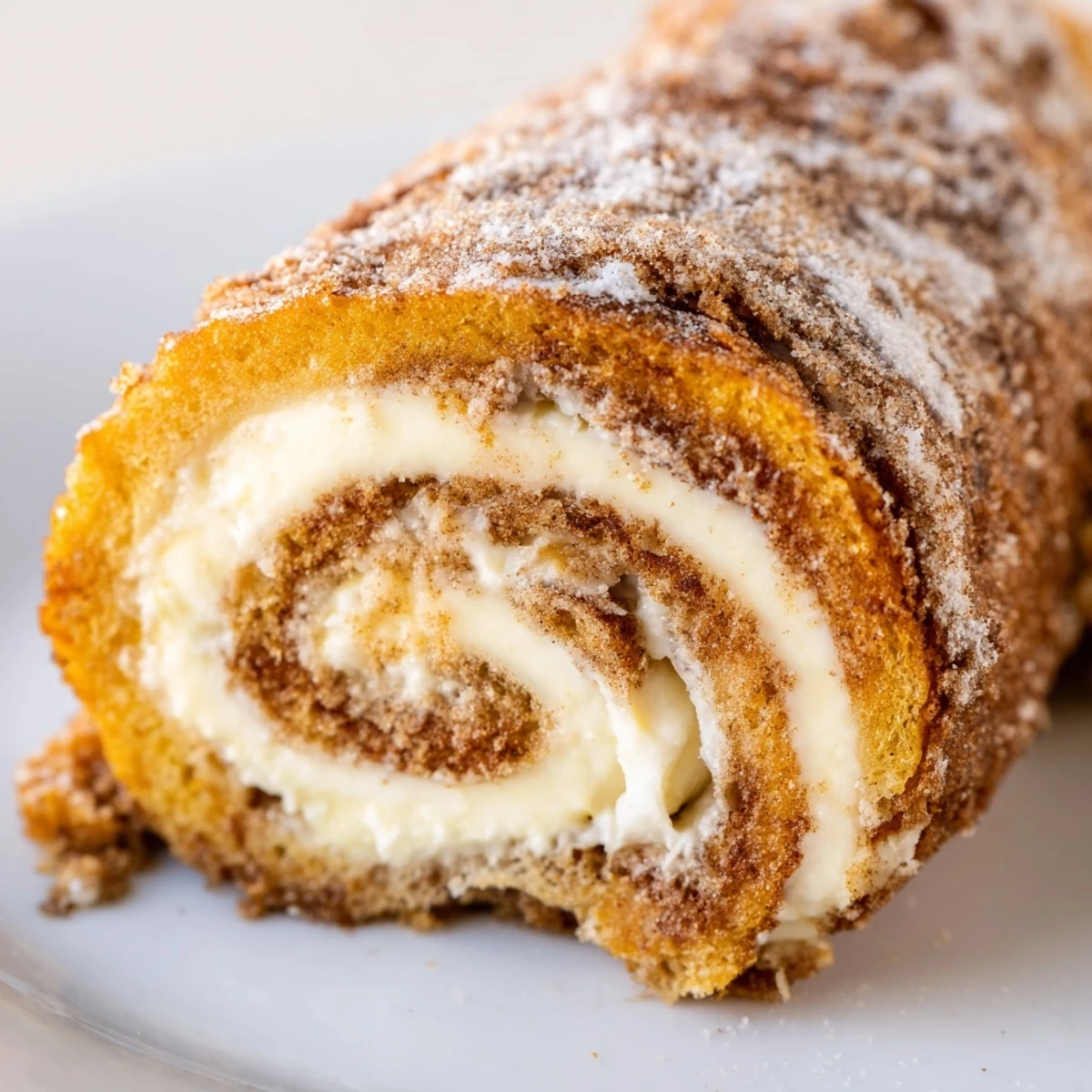 Cinnamon Roll French Toast Roll Ups, golden-crisp, cream cheese filling, maple drizzle.