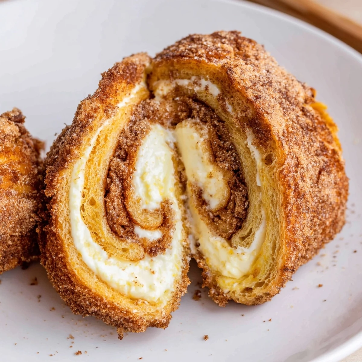 Warm Cinnamon Roll French Toast Roll Ups dusted with cinnamon-sugar, handheld brunch treat.