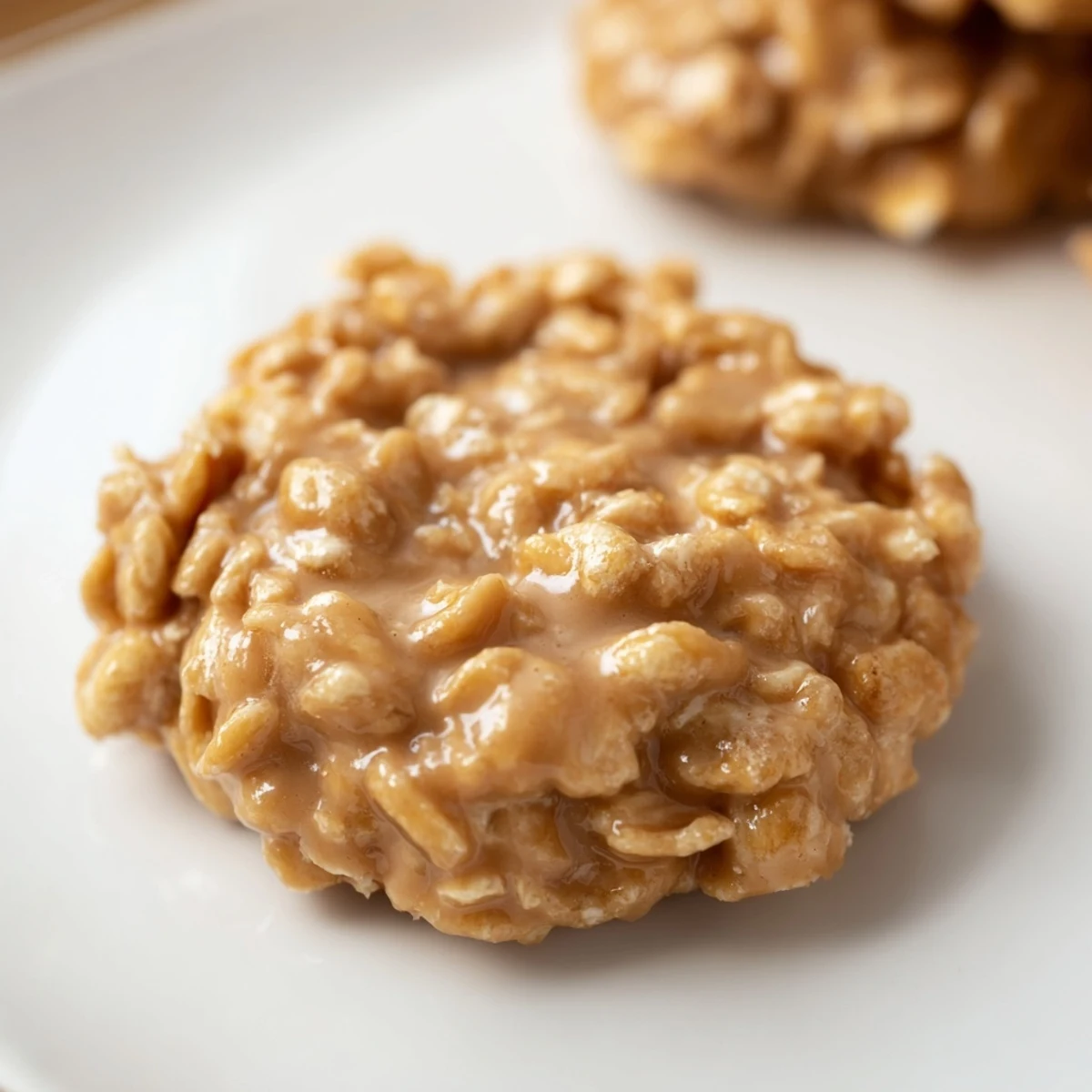 Rich Peanut Butter No Bake Cookies loaded with oats, ready to eat without baking.