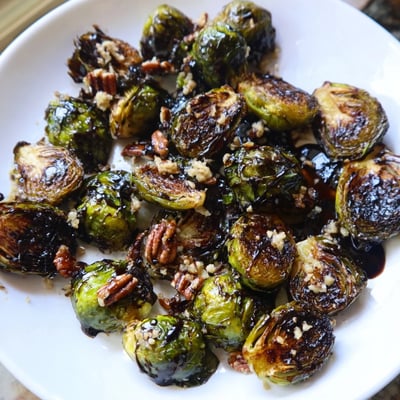 Honey Balsamic Brussels Sprouts